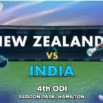 india vs new zealand 4th ODI