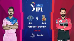 rajasthan royals vs royal challengers bangalore